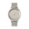 Klon Solar Watch for Men and Women, Simple 38mm Replacement Strap, KLON SLIM SOLAR STYLE Tentosen Line -SILVER MESH- 38mm