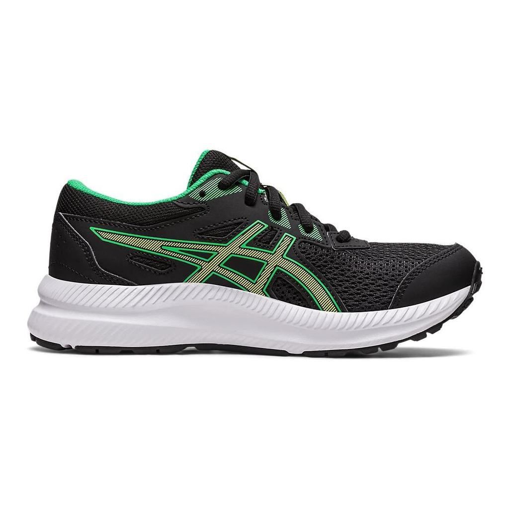 Asics Contend 8 GS Black Lime Zest Kids Sneakers 1014A259-005