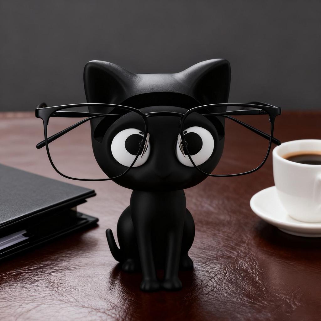 Glasses Stand 3D Printing Eyewear Decoration Cute Animals Shaped Spectacles Holder Shelf for Kids Friends Home Bedside Desk