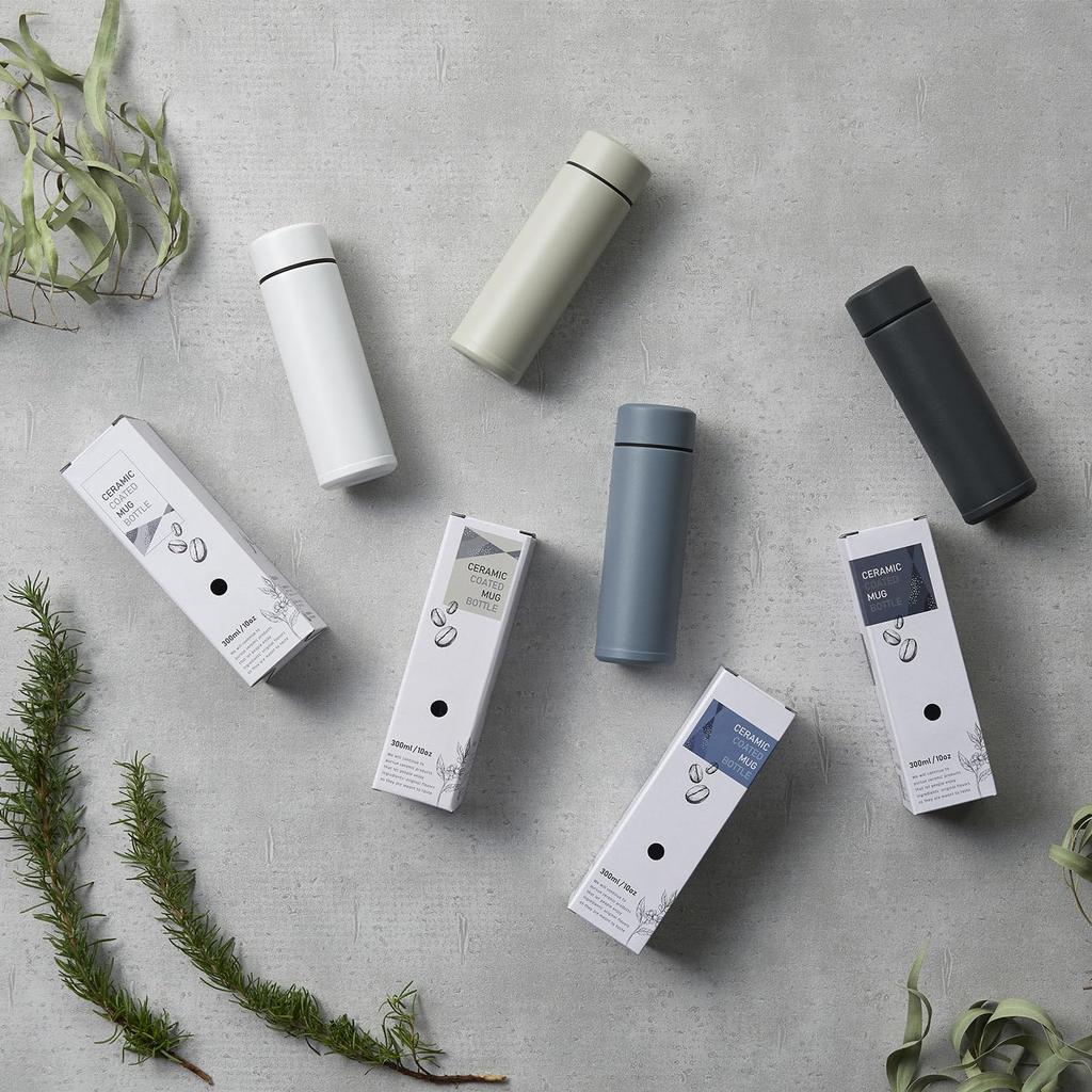 Kyocera Песочно-бежевый термос из нержавеющей стали для воды для мужчин и сохраняет напитки холодными и вакуумный для прямого и большего MB-10S (SB) Бутылка, 300 мл, Женская, Горячая,