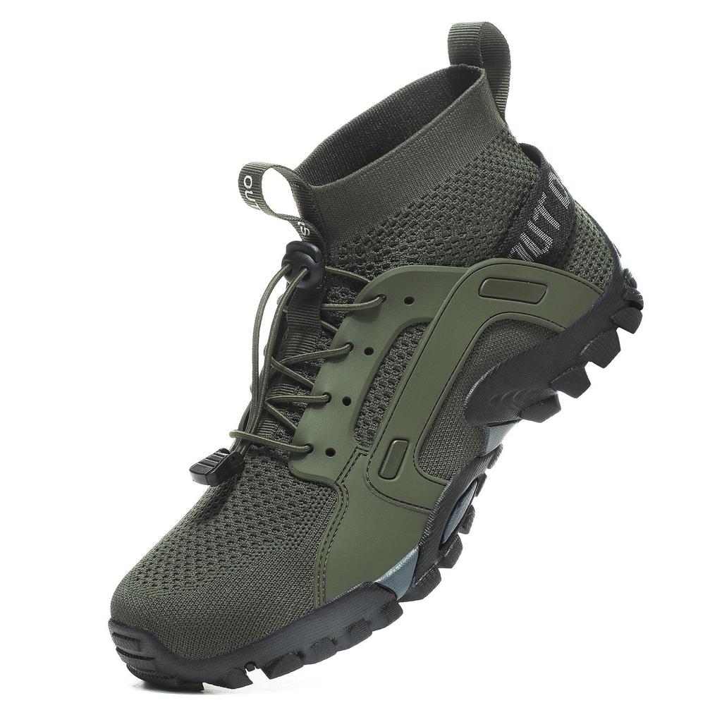 Men's Large Size Outdoor Hiking and River Tracing Shoes for Leisure Fishing and Wading