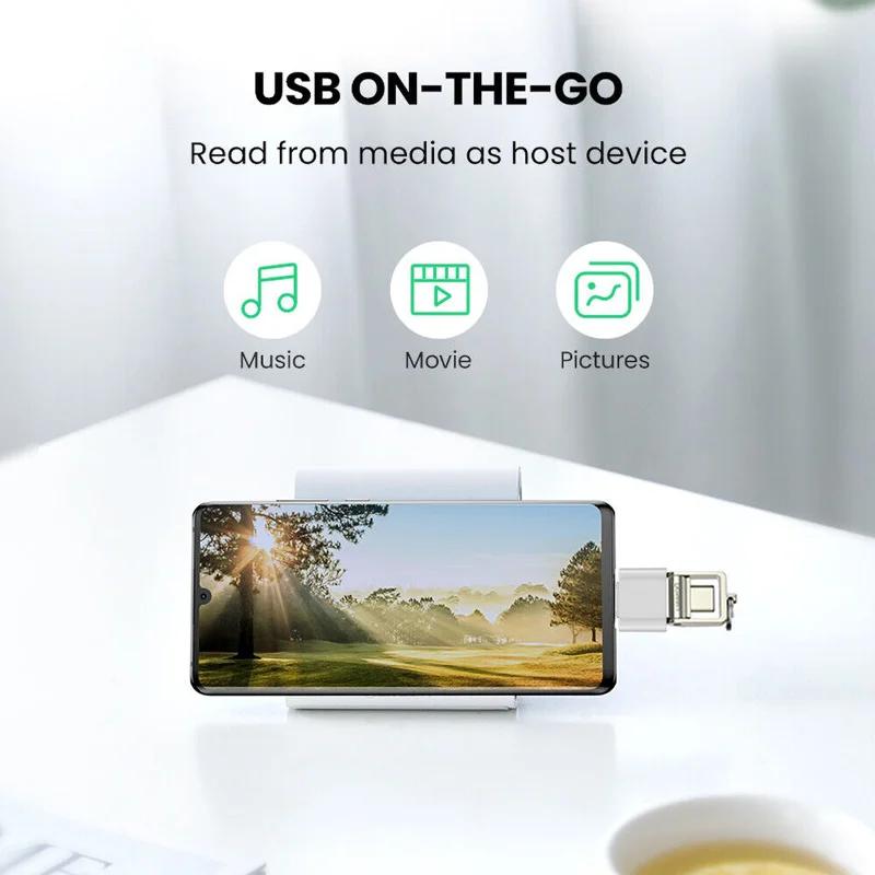 Адаптер типа C на USB 3.0 USB-C 3.1 мужской OTG A женский разъем данных для устройств MacBook Pro iPad Mini 6/Pro MacBook Air типа C
