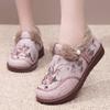 Cotton Shoes Women's New Winter Casual Versatile Mother Shoes Cotton Boots Piled Thickened Fashion Embroidered Snow Boots