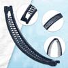 New 1st Choice Clincher Combs Banana Clips - Hair Grip Comb, Fishtail Ponytail Clamp, Long Hair Accessory for Girls and Women