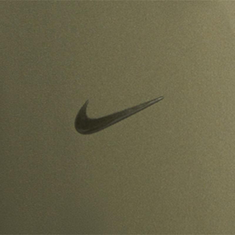 Nike Однотонные облегающие повседневные спортивные брюки женские низы зеленые CU4612-222
