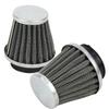 Universal Motorcycle Air Filter Stainless Steel Mesh Band Power Filter Air 44mm