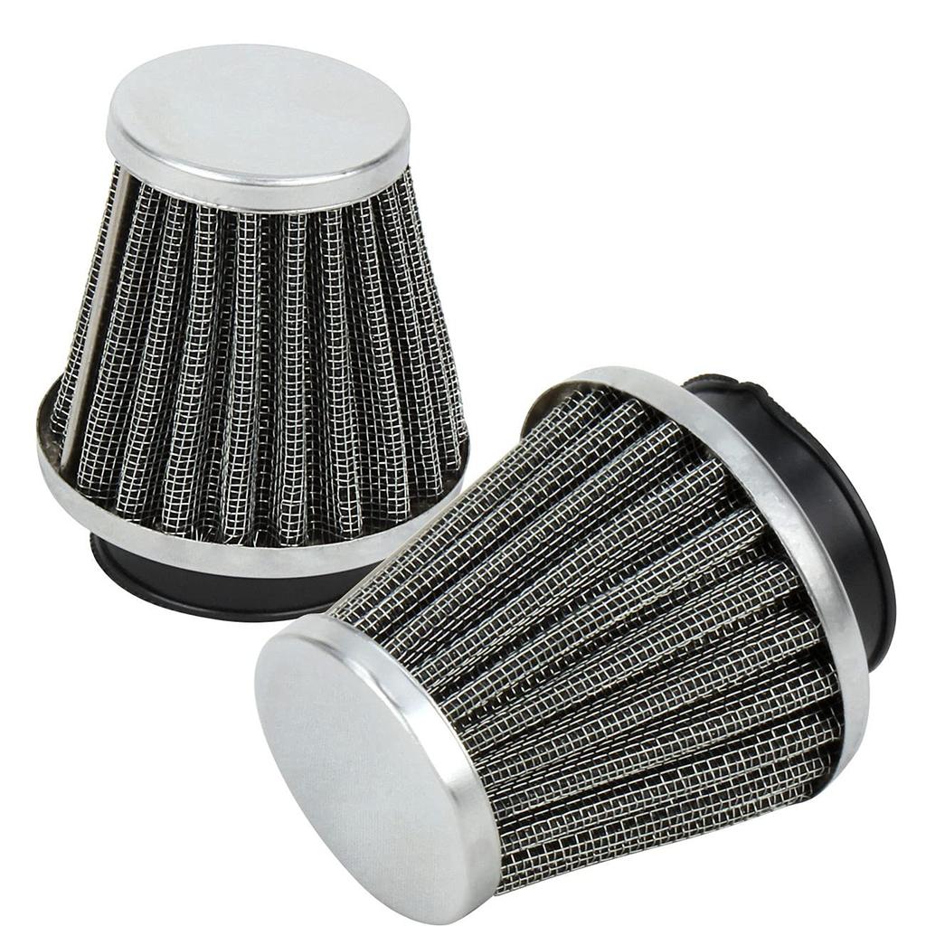 Universal Motorcycle Air Filter Stainless Steel Mesh Band Power Filter Air 44mm