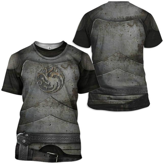 Good-looking Templar 3DT shirt printing clothing Harajuku short-sleeved best-selling summer new arrival new