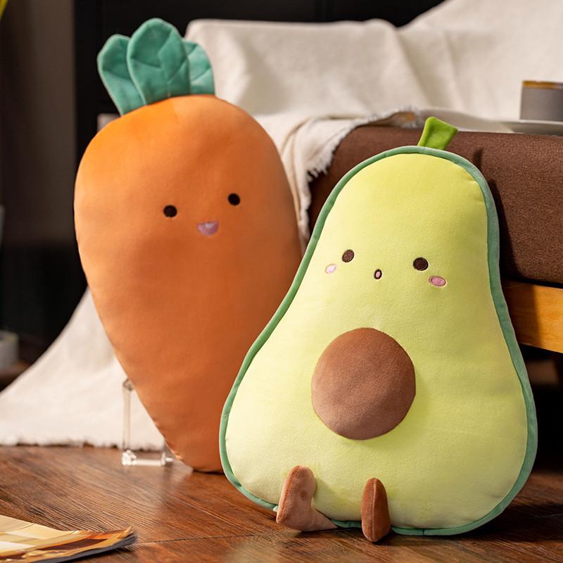 Carrot Veggie Adorable Plush Toys Cartoon Mushroom Avocado Banana Girls Kid Gift