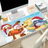 Christmas Winnie Pooh Friends Large Gaming Mouse Pad Nonslip Rubber Base Waterproof Desk Mat For Office Pc Laptop