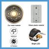 Metal Metal Door Bell LED Lighted Door Bell Heavy Duty Doorbell Push Button  Garage
