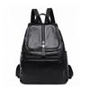 2024 Korean College-Style Women's PU Backpack - Casual, Trendy, Large Capacity