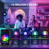 Умная светодиодная лампа E27 с Wi-Fi/Bluetooth, управлением через приложение, регулируемой яркостью, ампульная светодиодная лампа 220 В для дома и спальни, с возможностью регулировки цвета (16 миллионов оттенков).