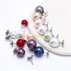 F26C Metal Pearls Pin Secure Flat Designs For Garment Decoration And Handcraft