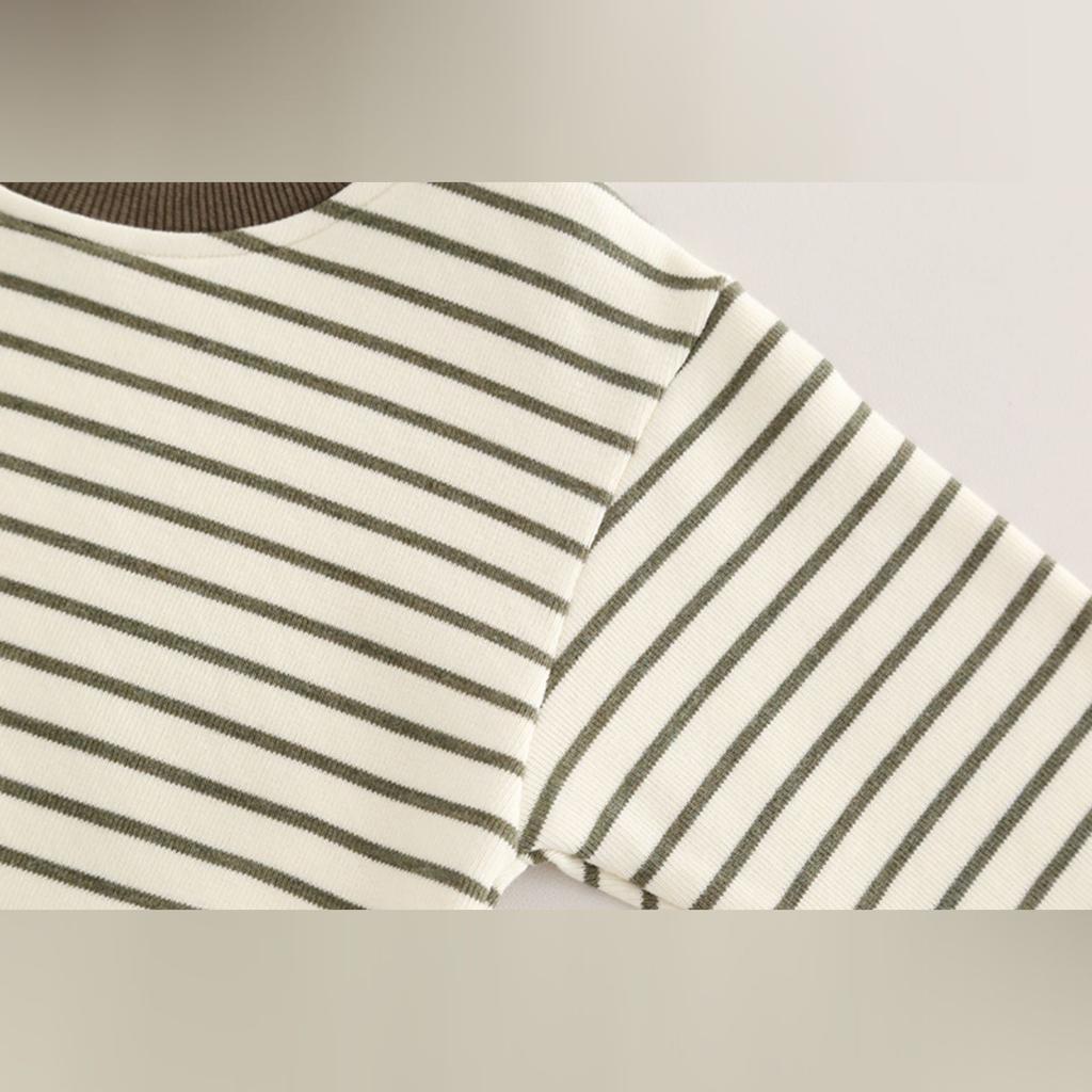 Детский повседневный комплект с длинным рукавом, удобные наряды для повседневной носки