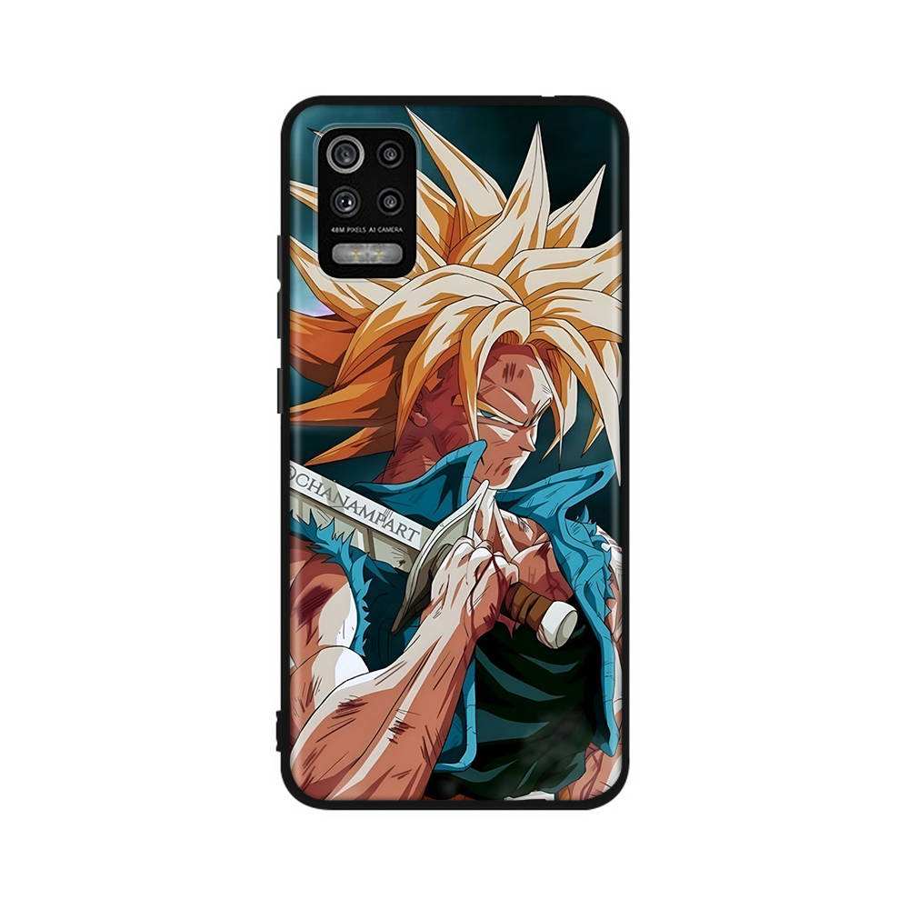 DT44 Dragon Ball Trunks Case for Samsung A04 A14 A23 A34 A54 M23 M33 M52 M53 Realme 10 9 C30S C35 C55 VIVO Y02S Y21 Y33S Y51 X80 Pro Clear Cover