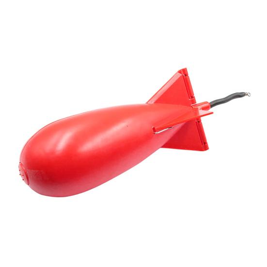 Ergonomic Rocket Shape 360 Degrees Rotating Bait Thrower Practical Large Capacity Lure Thrower Fishing Supplies