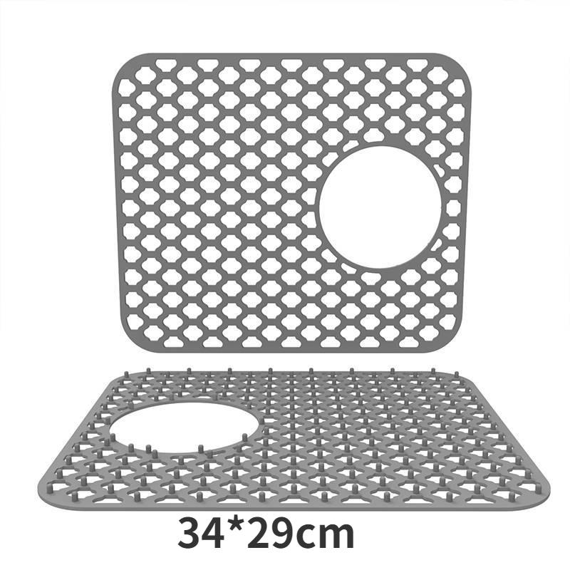Sink Protectors for Kitchen Sink Sink Mat Grid Silicone Kitchen Sink Mat for Bottom of Stainless Steel Sink Heat Resistant Mat