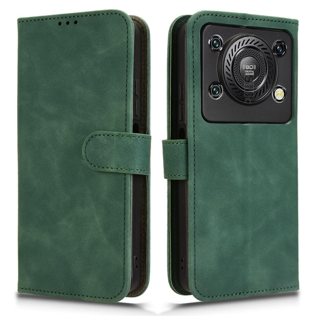 For Oukitel C60 Pro/C60 Leather Case Skin Feel Anti Drop Wallet Flip Phone Cover