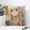 My Dress-Up Darling Marin Kitagawa Office Cushion Pillowcase Car Cushion Cover45X45CM Lumbar Pillowcase Sofa Pillowcover