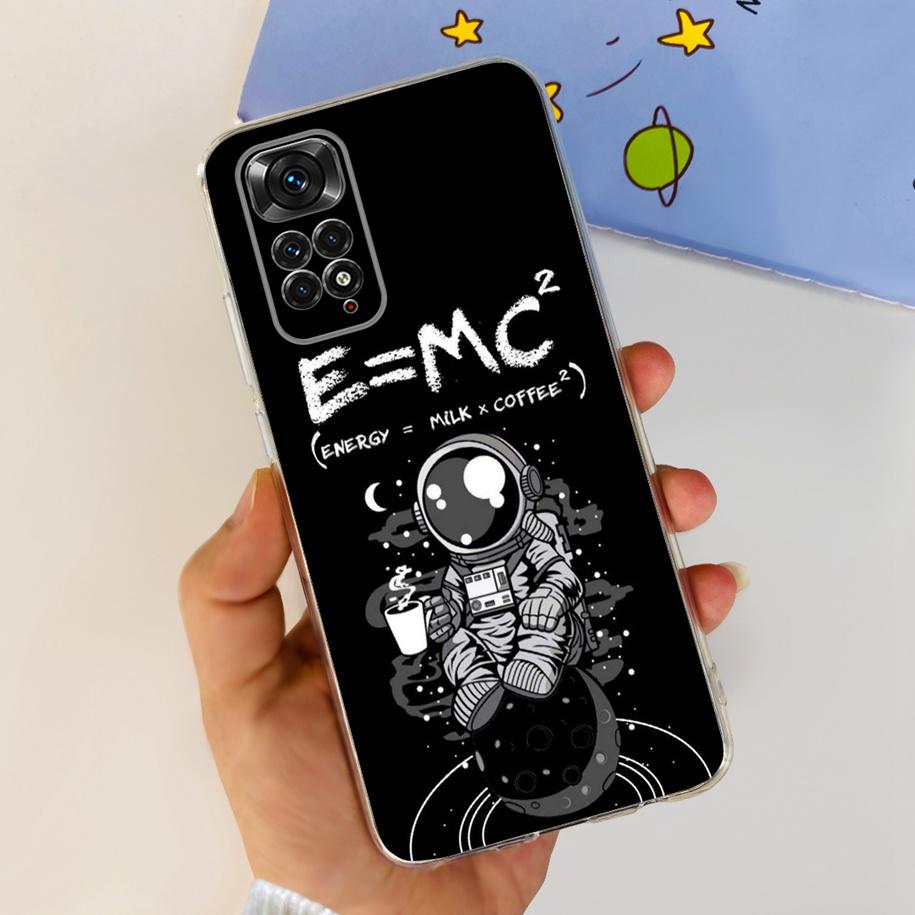 Для Xiaomi Redmi Note 11 Чехлы Redmi Note 11s Чехол Популярный Цветок Бабочка Мягкий Прозрачный Чехол Для Redmi Note11 Note11S 5G Fundas