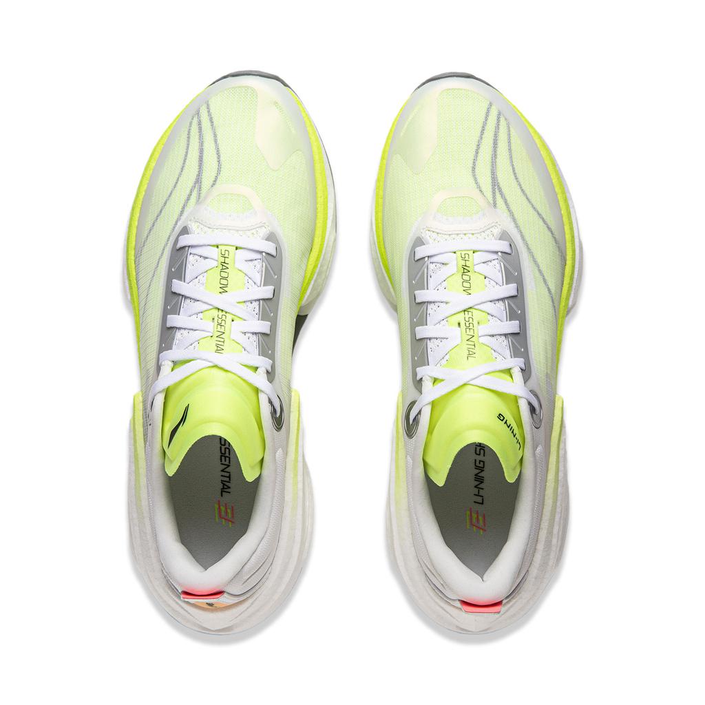 Li Ning Absolute Shadow 3 Основные технологии Профессиональные тренировочные кроссовки для скорости Унисекс Кроссовки Белый Желтый Зеленый ARRV003-24