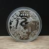2025 Snake Commemorative Coin Chinese New Year Collectible Iron Coin Year of The Snake Badge Coin for Wealth And Good Luck