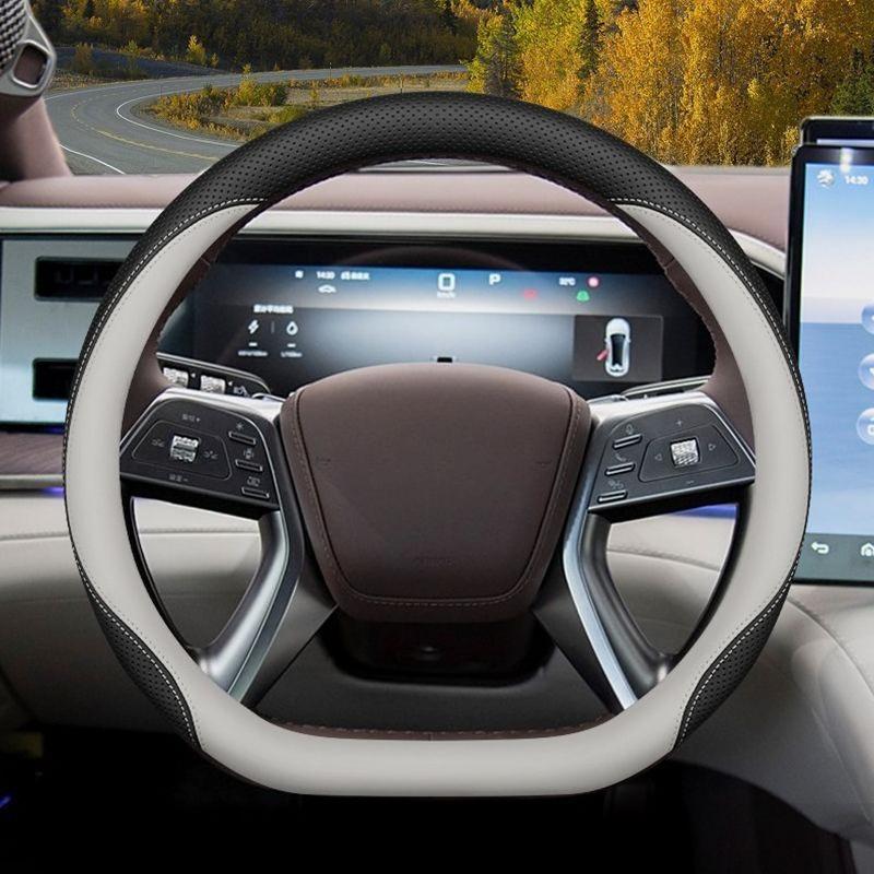 Для Denza Z9GT Z9 GT 2026 2026 Чехол на руль автомобиля Наппа Кожа Противоскользящие Чехлы на ручку автомобиля Аксессуары для интерьера автомобиля