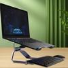 Подставка для ноутбука, держатель для компьютера, вентилируемая, охлаждающая, алюминиевая, из сплава, регулируемая подставка для ноутбука