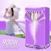 900W 220V Electric Cloth Dryer Household Portable Baby Cloth Shoes Boots Dryer Power Motor Drying Warm Laundry Garment