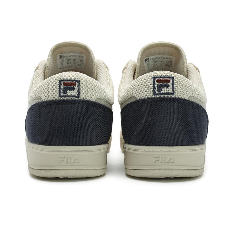 Fila Наклонный бросок Облачные парусиновые туфли Мода Классика Универсальные Повседневные Простые Удобные Дышащие Легкие Низкие Мужские кроссовки Бежевый F12M522313FAP