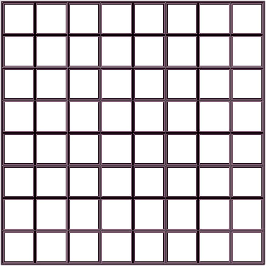 64 x1 inch size squares Multicutter