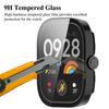 PC Case+Glass for Xiaomi Redmi Watch 4 Tempered Glass Anti-scratch Film Bumper Protective Cover Hard Shell Screen Protector Case