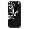 Мягкий прозрачный чехол для iPhone 17 Air 16E 16 11 15 14 Pro MAX 12 13 7 8 Plus SE Пасхальный чехол Полная защита Задняя панель с рисунком Черный орел