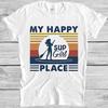 Paddleboard My Happy Place Sup Sexy Girl  Top Cool Meme Gift Tee T Shirt M1153