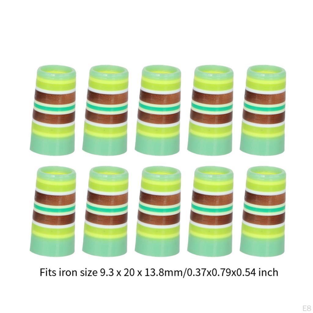 10 наконечников для клюшек для гольфа для клина с коническим наконечником, размер .370, запасные части