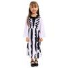 Kids Skeleton Costume Halloween Skeleton Tutu Skirt/Dinosaur Jumpsuit/Bone Onesie Outfit for Boys Girls Dress-up