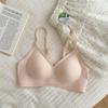 Latex seamless underwear women gather and close secondary breasts without steel rings, jelly lifting soft support anti-sagging comfortable bra cover