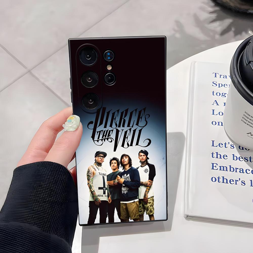 Pierce The Veil Band Phone Case For Samsung S26 Ultra S25 Edge Ultra S23 S22 S21 S20 Ultra Plus S24 Fe Cover