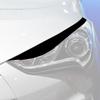Для Hyundai Veloster 2011-2017 Глянцевый Черный Автомобиль Передняя Фара Бровь Веко Накладка Стикер Чехол ABS Декоративная Рамка