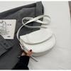 2024 New Spring Women's Saddle Bag Urban Minimalist Pu Shoulder Crossbody Bag Folded Design
