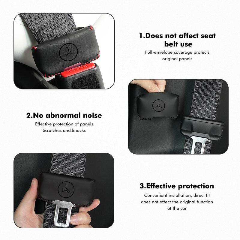 AABCW1 For Benz Car Styling Seatbelt Protector Clip Anti-Collision Anti-Scratch Cover Accessories CITAN VITO SPRINTER CLS SLK Sport ML