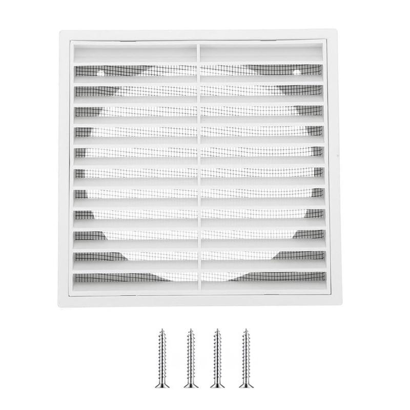 Square Plastic Air Vent Cover Ventilation Louver Grille for Home Improvement - Durable Home Vent Cover