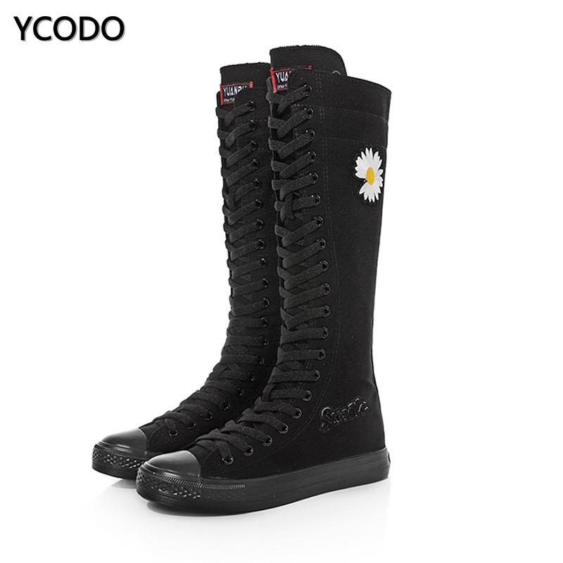 Модная и парусиновая обувь для отдыха для женщин, студенты могут носить Four Seasons