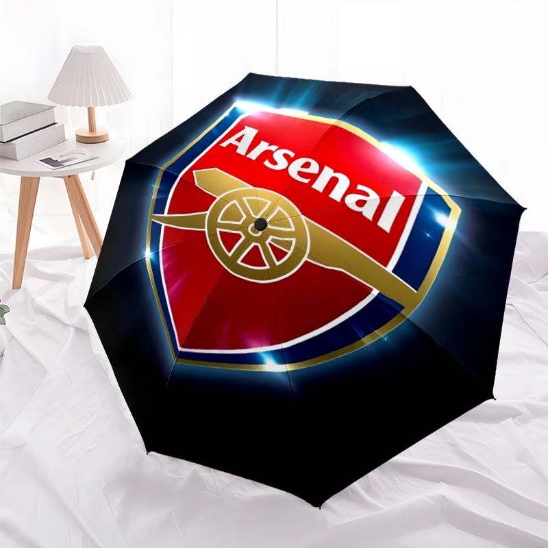 1pc A-Arsenal7 Umbrella, Sun Protection, And UV Shielding. It Has Eight Sturdy Ribs for Outdoor Use And Perfect As a Holiday Gift