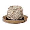 Summer Men's Hat Jazz Hat Shade Men's Straw Hat Sunscreen Cool Hat Beach Hat British Top Hat