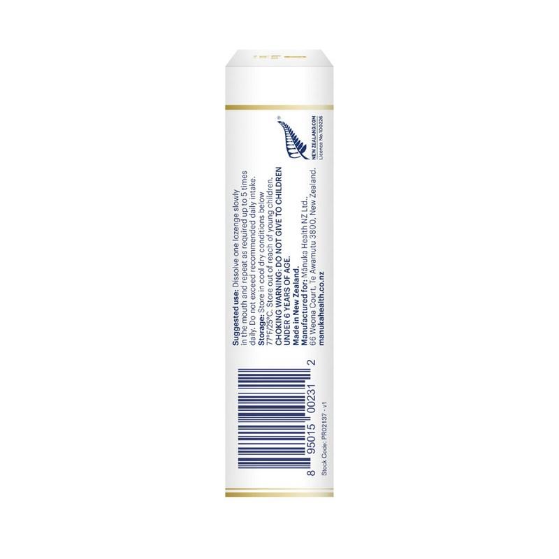 Manuka Health New Zealand Мед манука Защищающий прополис MGO 400+ Пастилка с витамином C, 15 штук, 1 штука