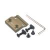 ТактическийOffset Крепление Scout для Surefire M300 M600 Серии ARIS M-LK Keymod CNC SMR База для Рейки Аксессуары для Страйкбольного Фонарика Охоты2