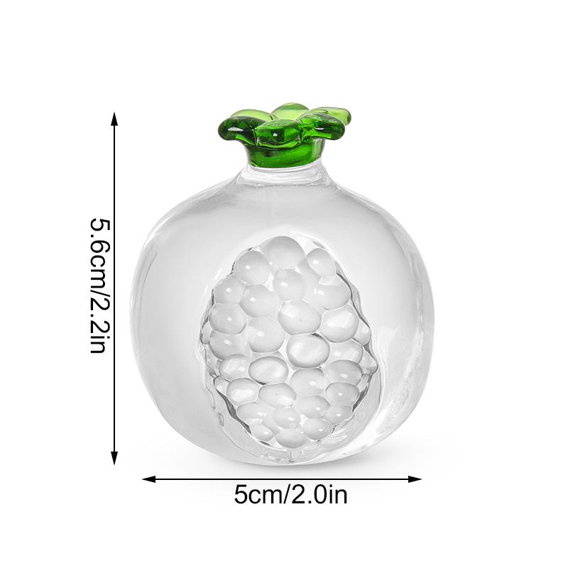 1шт хрустальная скульптура из фруктов, украшение для дома и кухни, ручная работа, стеклянная статуэтка из клубники, лимона, банана, груши