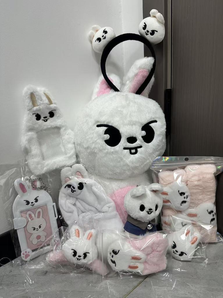 50cm Plush Toy Wolfchan Kawaii Cartoon Stuffed Animal Plushie Doll Large Size Kids Babies Sleeping Pillow Gift